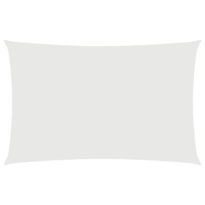 Parasole a Vela Oxford Rettangolare 4x7 m Bianco 135273