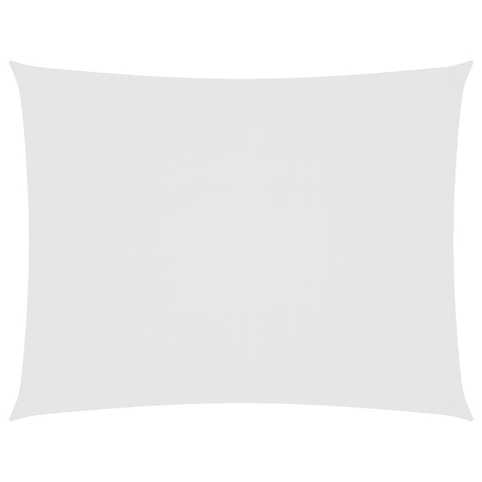 Parasole a Vela Oxford Rettangolare 5x6 m Bianco 135274