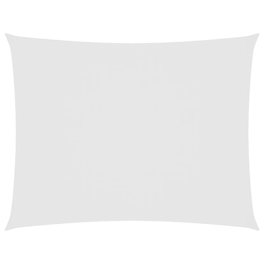 Parasole a Vela Oxford Rettangolare 5x6 m Bianco