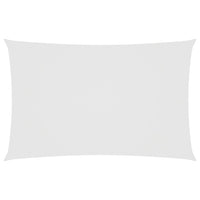 Parasole a Vela in Tessuto Oxford Rettangolare 5x8 m Bianco