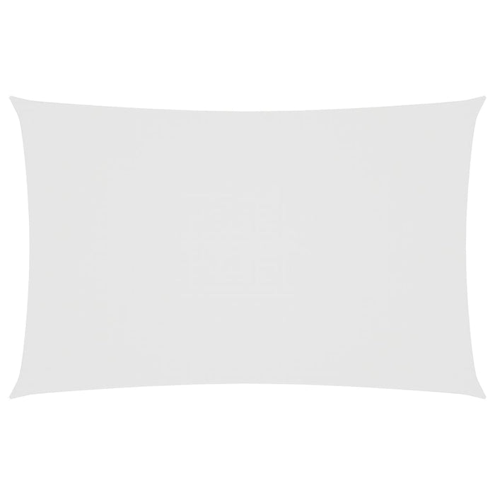 Parasole a Vela in Tessuto Oxford Rettangolare 5x8 m Bianco