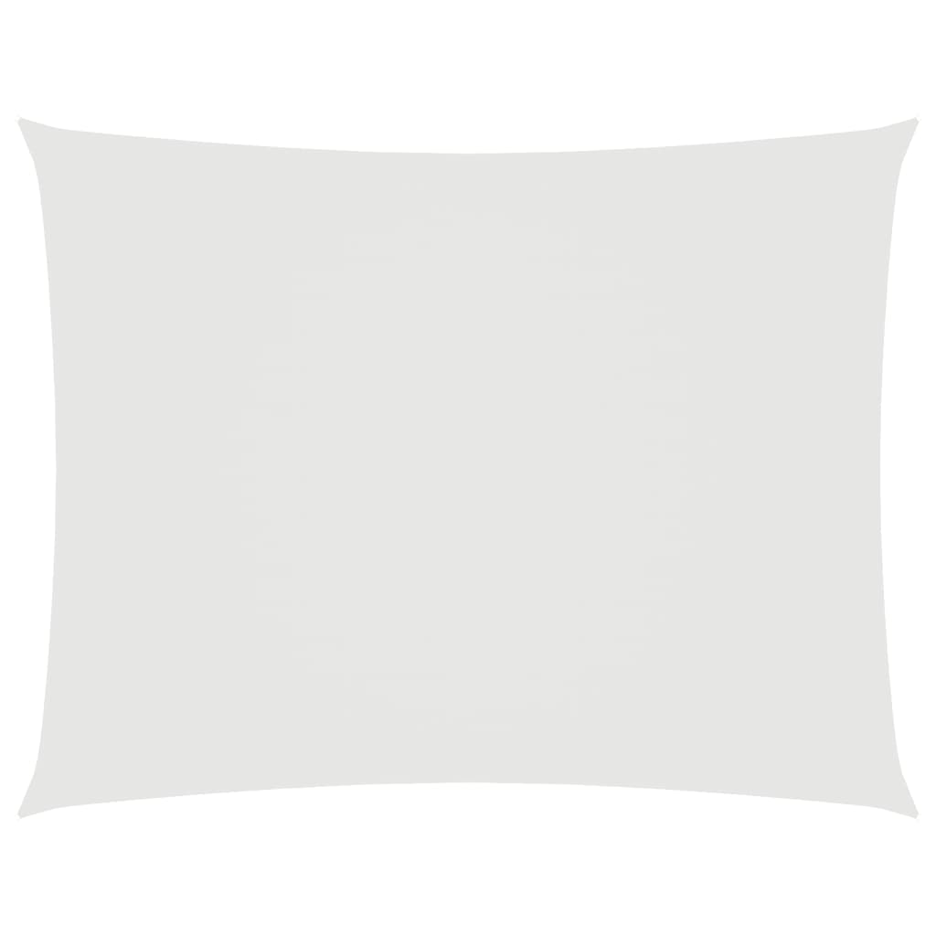 Parasole a Vela in Tessuto Oxford Rettangolare 6x7 m Bianco cod mxl 9241