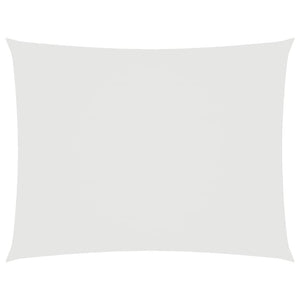 Parasole a Vela in Tessuto Oxford Rettangolare 6x7 m Bianco cod mxl 9241