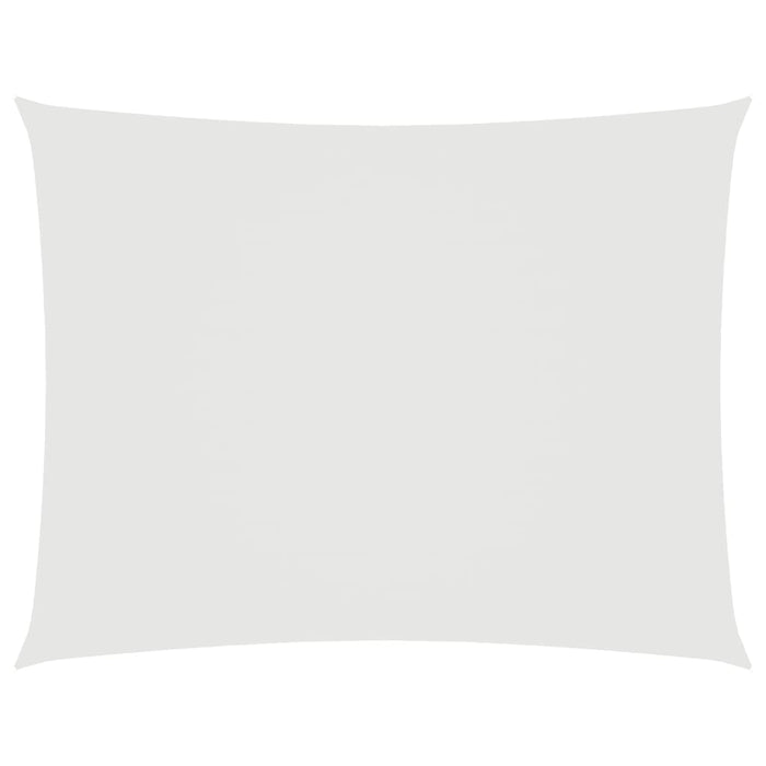 Parasole a Vela in Tessuto Oxford Rettangolare 6x7 m Bianco cod mxl 9241