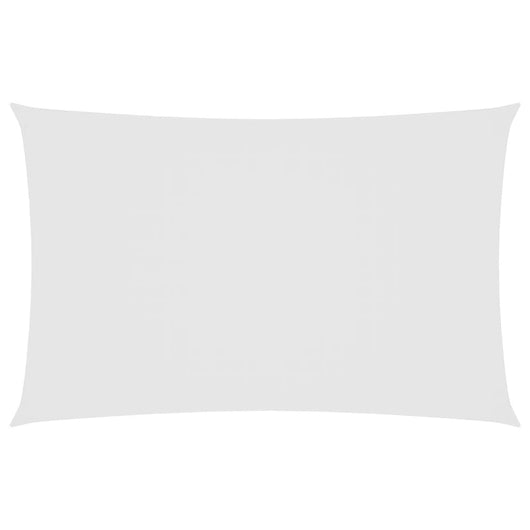 Parasole a Vela Oxford Rettangolare 6x8 m Bianco