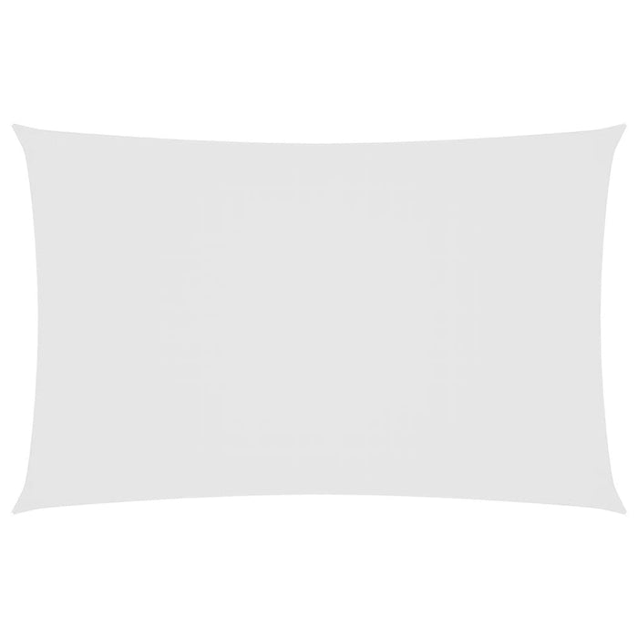 Parasole a Vela Oxford Rettangolare 6x8 m Bianco