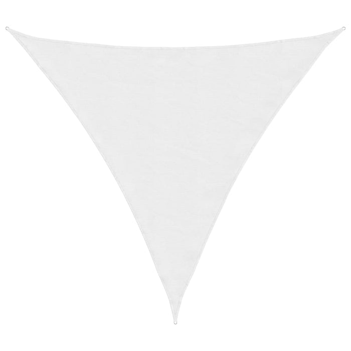 Parasole a Vela Oxford Triangolare 3x3x3 m Bianco cod mxl 7460
