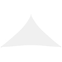 Vela parasole in telo parasole triangolare tessuto Oxford 3 x 3 x 3 m bianco 02_0009821