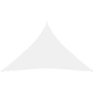 Vela parasole in telo parasole triangolare tessuto Oxford 3 x 3 x 3 m bianco 02_0009821