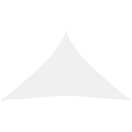 Vela parasole in telo parasole triangolare tessuto Oxford 3 x 3 x 3 m bianco 02_0009821
