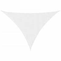 Parasole a Vela Oxford Triangolare 3x4x5 m Bianco 135283