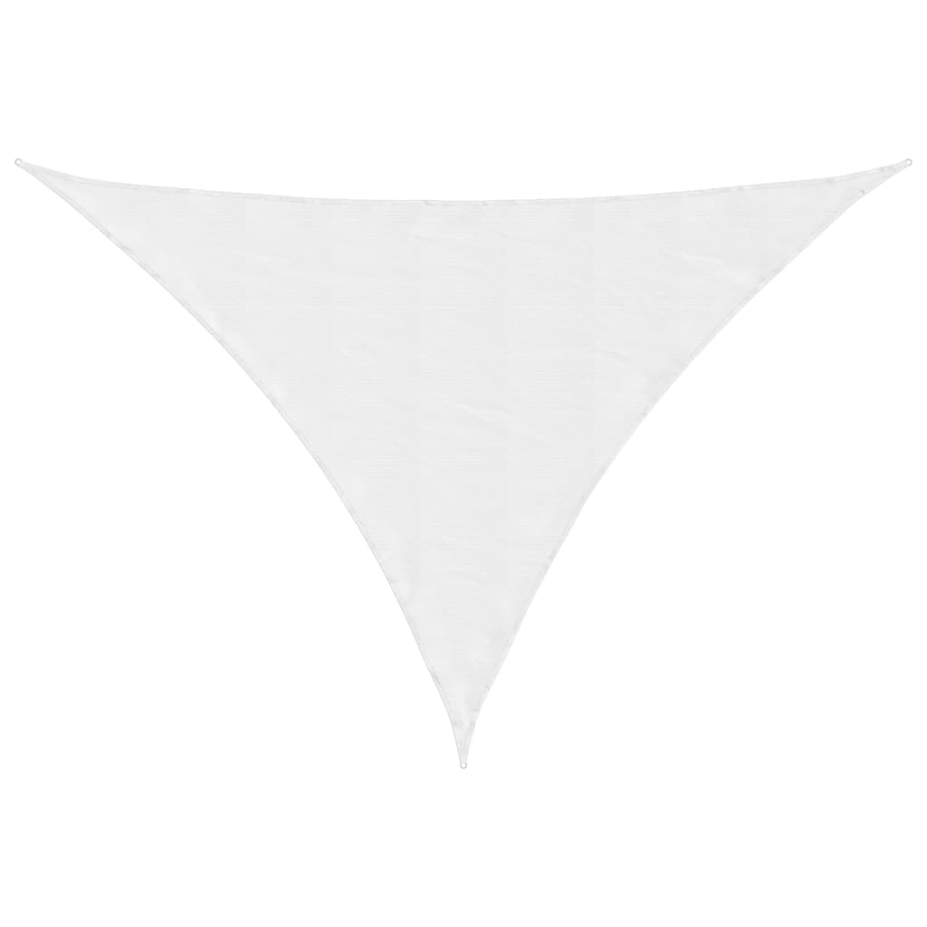 Parasole a Vela Oxford Triangolare 3x4x4 m Bianco 135284