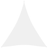 Vela parasole in telo parasole triangolare tessuto Oxford 3 x 4 x 4 m bianco 02_0009836