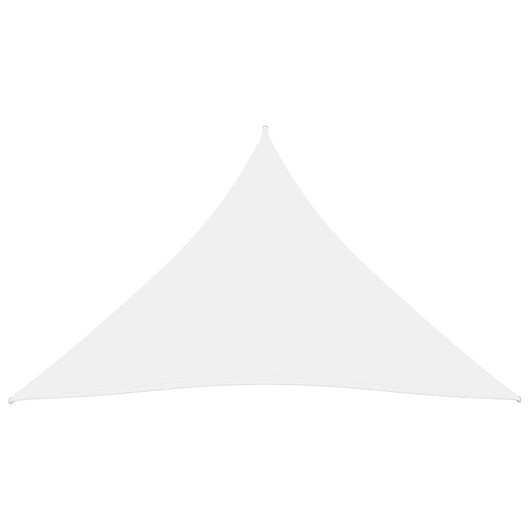 Vela parasole in telo parasole triangolare tessuto Oxford 3 x 4 x 4 m bianco 02_0009836