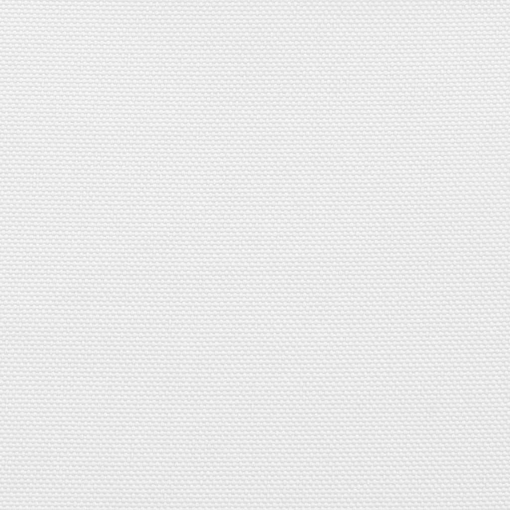 Parasole a Vela Oxford Triangolare 3,5x3,5x4,9 m Bianco 135285