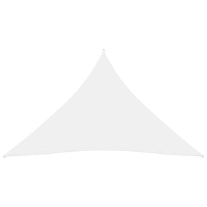 Vela parasole in tessuto Oxford triangolare 4,5 x 4,5 x 4,5 mt bianco 02_0009853
