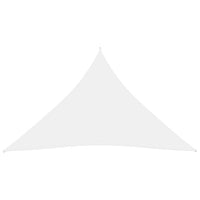 Vela parasole in telo parasole triangolare tessuto Oxford 6 x 6 x 6 m bianco 02_0009946