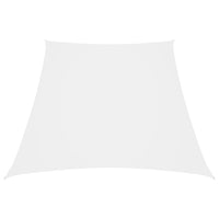 Parasole a Vela in Tela Oxford a Trapezio 2/4x3 m Bianco