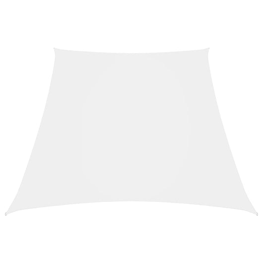 Telo parasole vela parasole trapezio tessuto Oxford 3/5 x 4 mt bianco 02_0009774