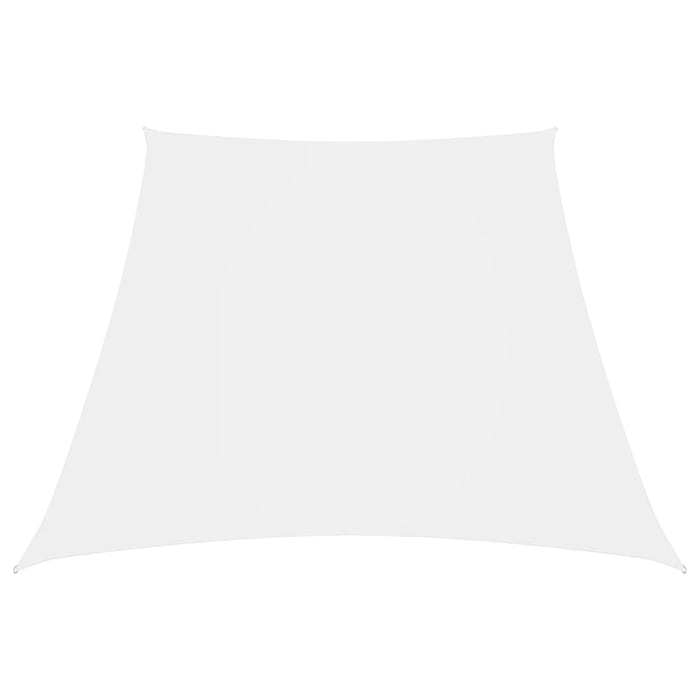 Telo parasole vela parasole trapezio tessuto Oxford 3/5 x 4 mt bianco 02_0009774