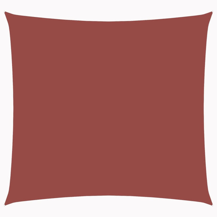 Vela Parasole in Tela Oxford Quadrata 2,5x2,5 m Terracotta