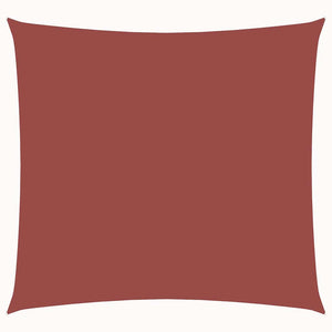 Vela Parasole in Tela Oxford Quadrata 3x3 m Terracotta
