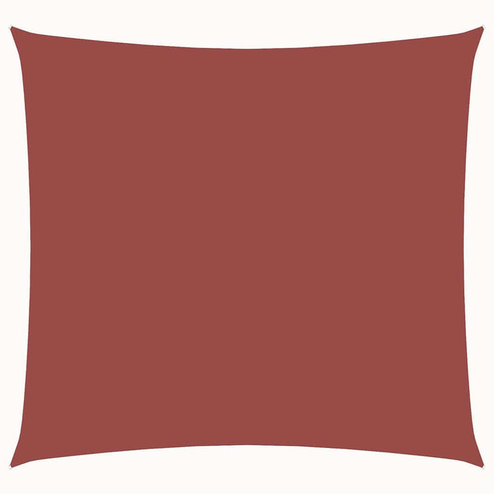 Vela Parasole in Tela Oxford Quadrata 3x3 m Terracotta