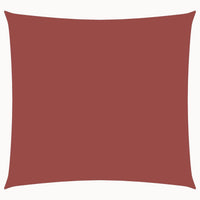 Vela Parasole in Tela Oxford Quadrata 4,5x4,5 m Terracotta