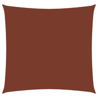 Vela parasole telo parasole quadrato tessuto Oxford 4,5 x 4,5 mt terracotta 02_0009501