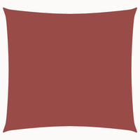 Vela Parasole in Tela Oxford Quadrata 6x6 m Terracotta