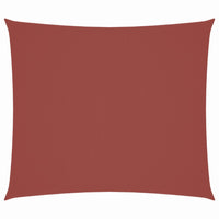 Parasole a Vela Oxford Rettangolare 2x2,5 m Terracotta 135364