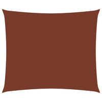 Telo ombreggiante a vela in tessuto oxford rettangolare 2 x 3 m terracotta 02_0009600