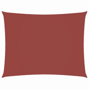 Parasole a Vela Tessuto Oxford Rettangolare 2x3,5m Terracotta