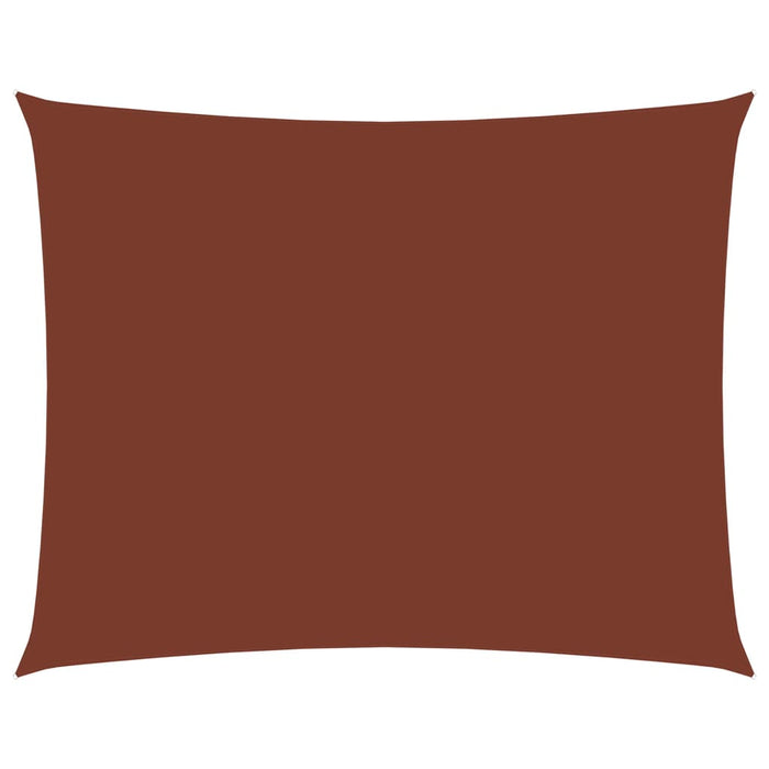 Telo ombreggiante a vela in tessuto oxford rettangolare 2 x 35 m terracotta 02_0009607