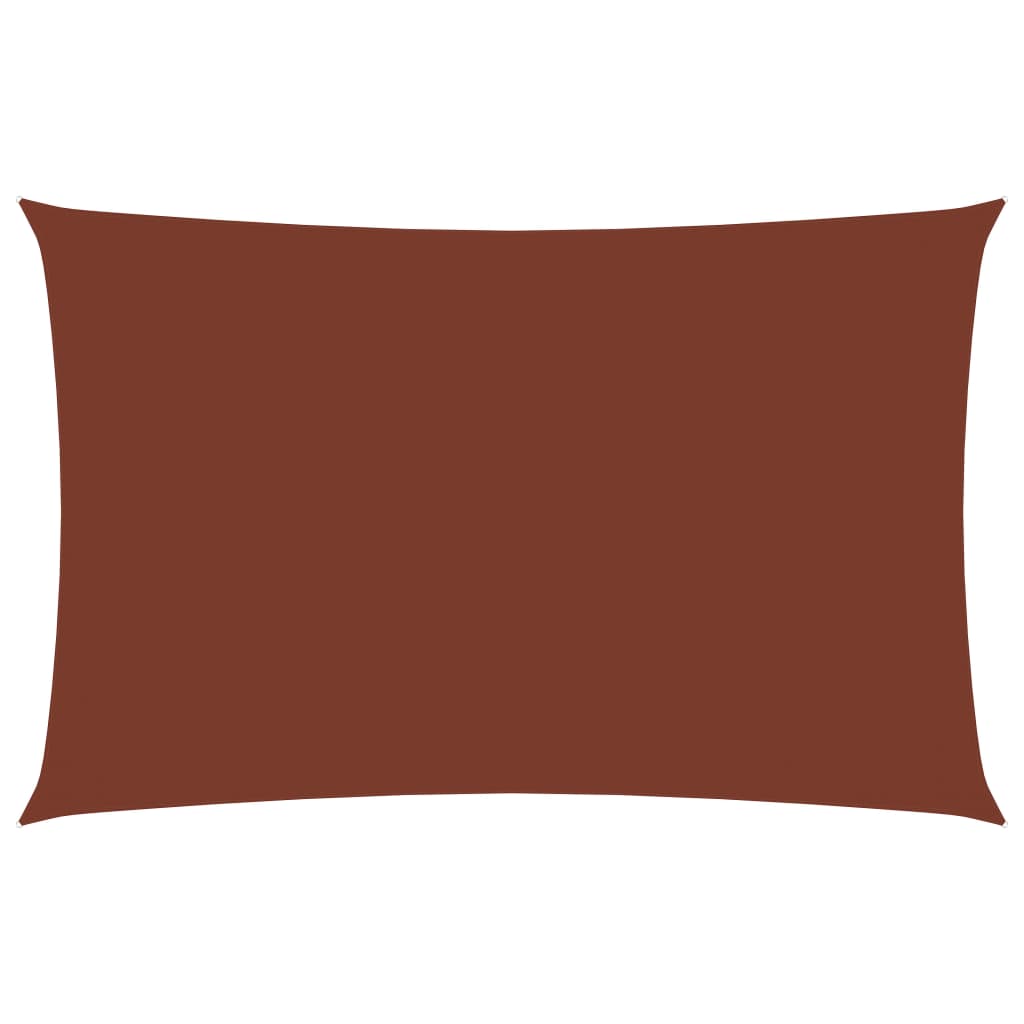 Ombrellone in tessuto vela rettangolare tessuto oxford 2 x 4,5 mt terracotta 02_0009627