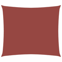 Parasole a Vela Oxford Rettangolare 2,5x3,5 m Terracotta cod mxl 10479