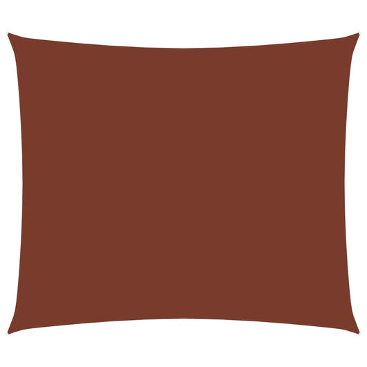 Vela ombrellone rettangolare in tessuto Oxford 25 x 35 m terracotta 02_0009954