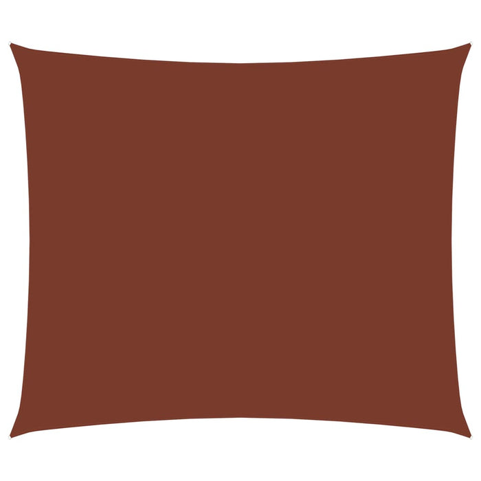 Telo ombreggiante a vela in tessuto oxford rettangolare 25 x 4 m terracotta 02_0009572