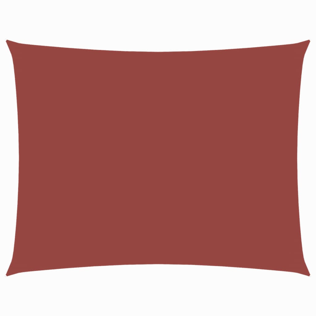 Parasole a Vela Tessuto Oxford Rettangolare 2,5x4,5m Terracotta cod mxl 126440