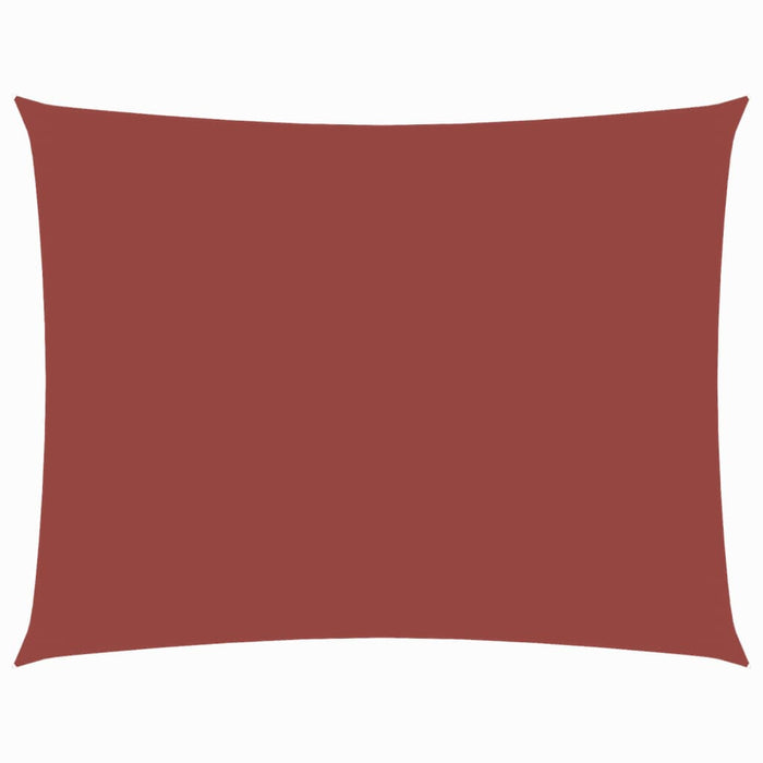 Parasole a Vela Tessuto Oxford Rettangolare 2,5x4,5m Terracotta cod mxl 126440