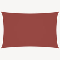 Parasole a Vela Tessuto Oxford Rettangolare 2x4,5m Terracotta 135374