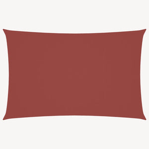 Parasole a Vela Tessuto Oxford Rettangolare 2x4,5m Terracotta 135374