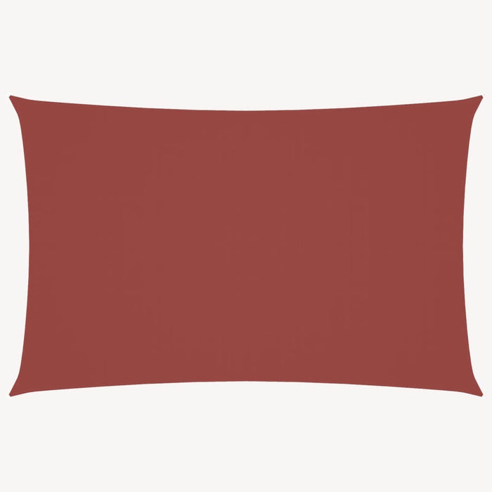 Parasole a Vela Tessuto Oxford Rettangolare 2x4,5m Terracotta 135374