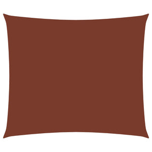 Vela parasole in telo parasole rettangolare tessuto oxford 3 x 4,5 mt terracotta 02_0009676