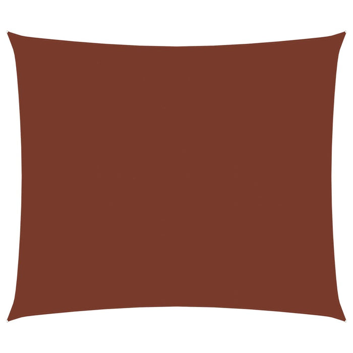 Vela ombrellone rettangolare in tessuto Oxford 35 x 45 m terracotta 02_0009955