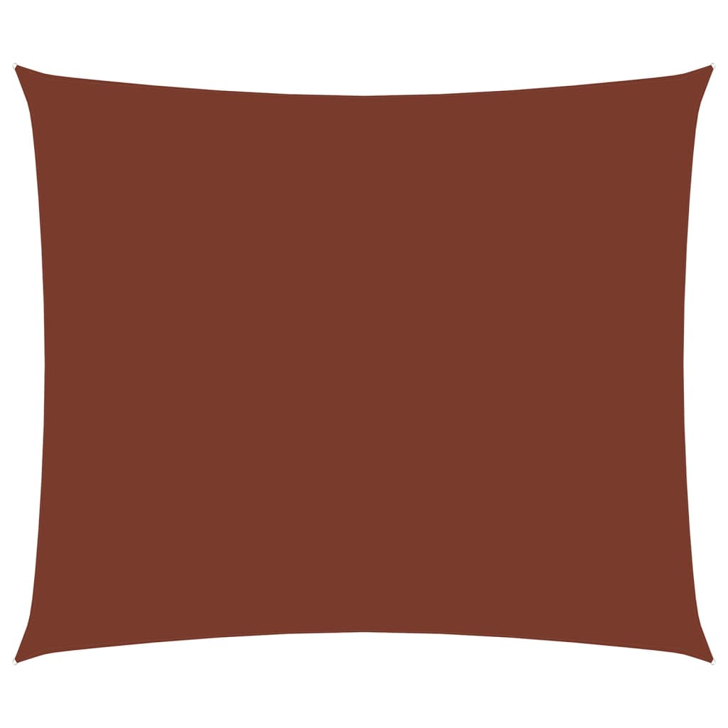 Telo ombreggiante a vela in tessuto oxford rettangolare 35 x 5 m terracotta 02_0009660
