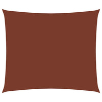 Telo ombreggiante a vela in tessuto oxford rettangolare 35 x 5 m terracotta 02_0009660