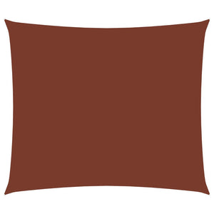 Telo ombreggiante a vela in tessuto oxford rettangolare 35 x 5 m terracotta 02_0009660