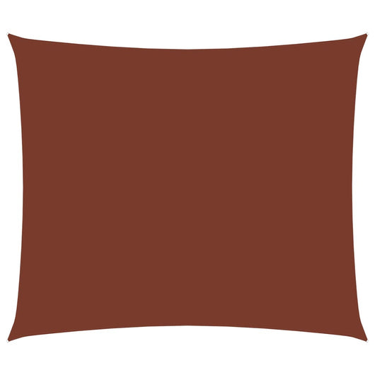 Telo ombreggiante a vela in tessuto oxford rettangolare 35 x 5 m terracotta 02_0009660