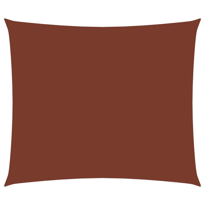 Telo ombreggiante a vela in tessuto oxford rettangolare 35 x 5 m terracotta 02_0009660